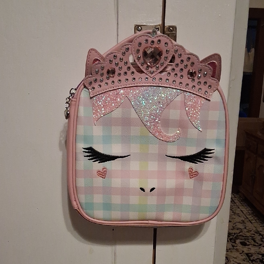Unicorn Princess Kids Backpack - Pink and Multicolor